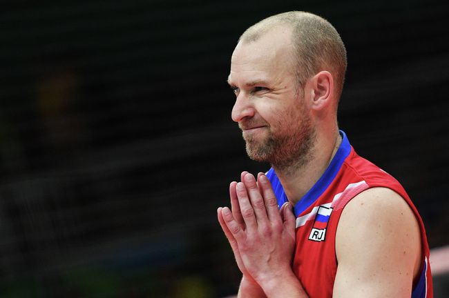 Либеро сборной России Алексей Вербов Либеро сборной России Алексей Вербов