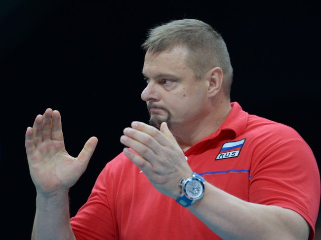 Главный тренер мужской сборной России по волейболу Владимир Алекно Главный тренер мужской сборной России по волейболу Владимир Алекно