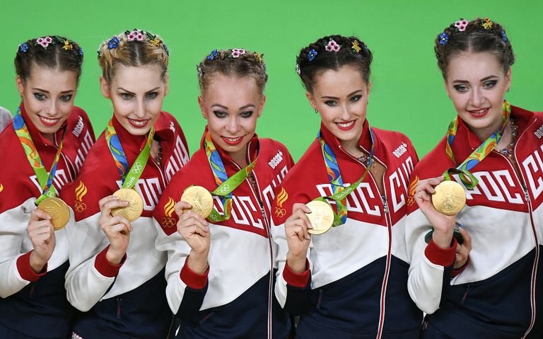 Спортсменки сборной России по художественной гимнастике Спортсменки сборной России по художественной гимнастике