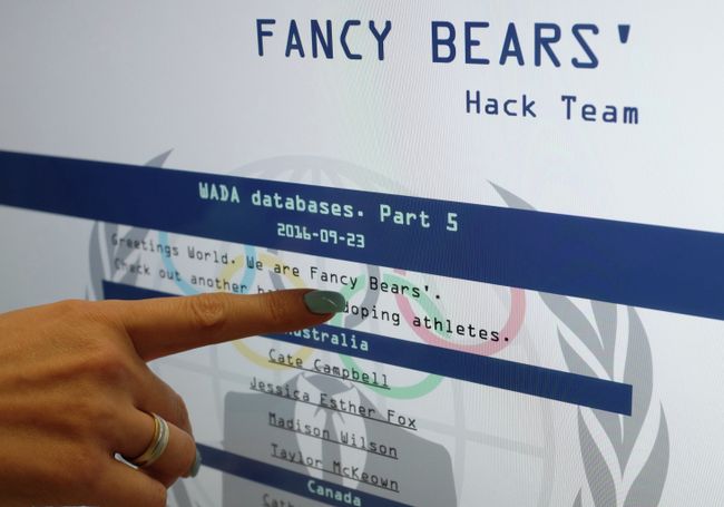 Сайт хакерской группы Fancy Bear, на котором опубликована пятая часть данных