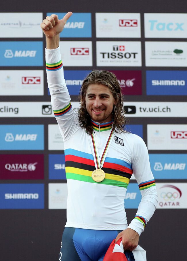 Словацкий велогонщик Петер Саган из российской команды Tinkoff