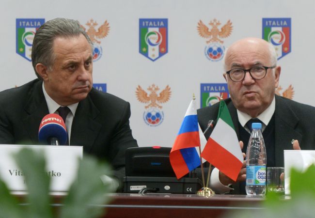 Виталий Мутко и Карло Тавеккио