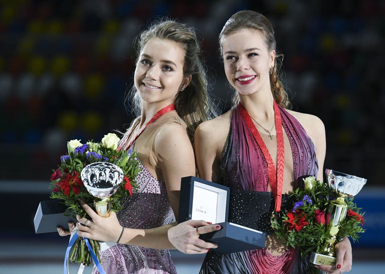 Елена Радионова (Россия) и Анна Погорилая (Россия) (слева направо) Елена Радионова (Россия) и Анна Погорилая (Россия) (слева направо)