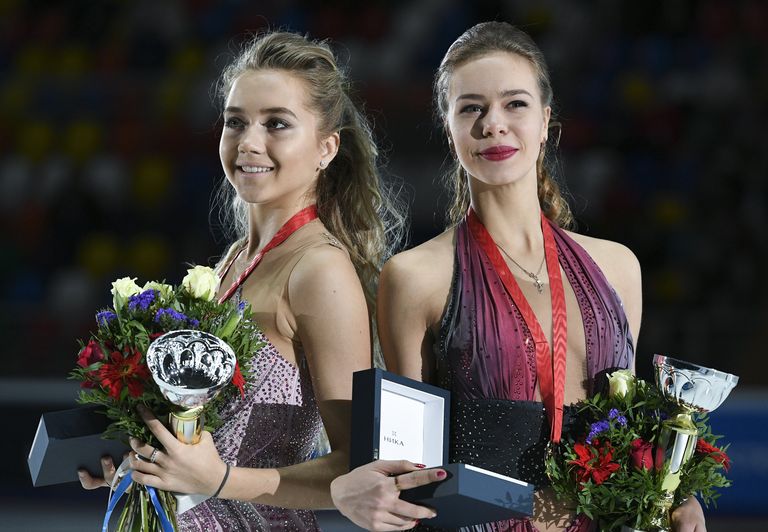 Елена Радионова (Россия) и Анна Погорилая (Россия) (слева направо) Елена Радионова (Россия) и Анна Погорилая (Россия) (слева направо)