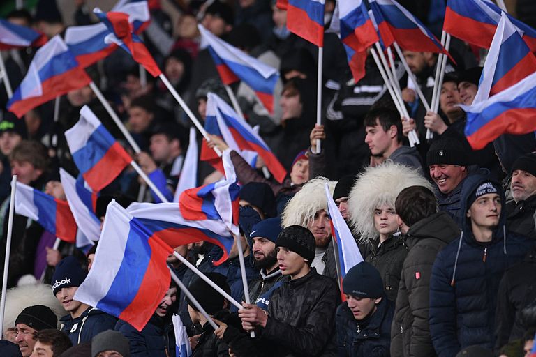 Болельщики сборной России Болельщики сборной России