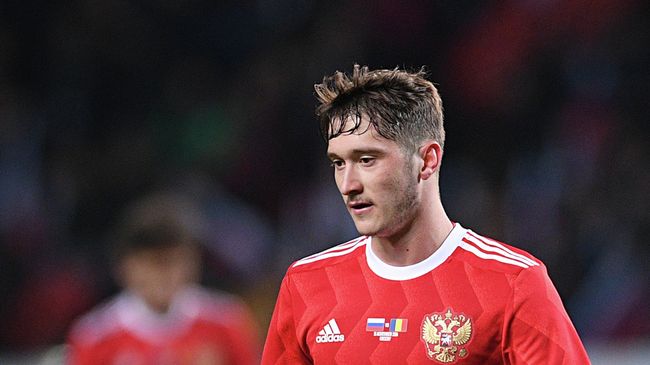 Полузащитник сборной России Алексей Миранчук