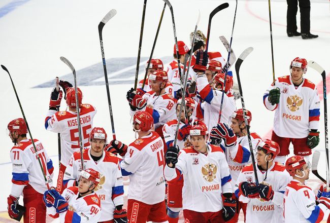 Хоккеисты сборной России