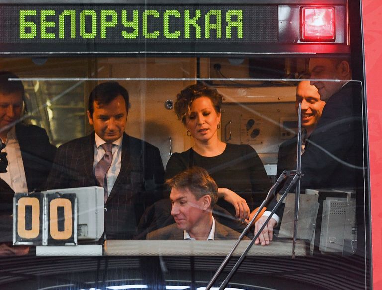 Генеральный директор оргкомитета Россия-2018 Алексей Сорокин на торжественной презентации поезда метро, посвящённого Кубку конфедераций FIFA 2017 Генеральный директор оргкомитета Россия-2018 Алексей Сорокин на торжественной презентации поезда метро, посвящённого Кубку конфедераций FIFA 2017