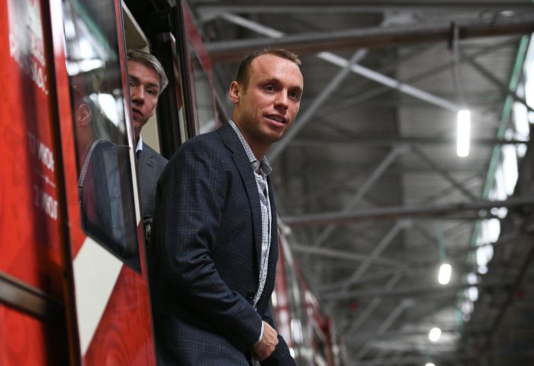 Запуск поезда метро, посвящённого Кубку конфедераций FIFA 2017 Запуск поезда метро, посвящённого Кубку конфедераций FIFA 2017