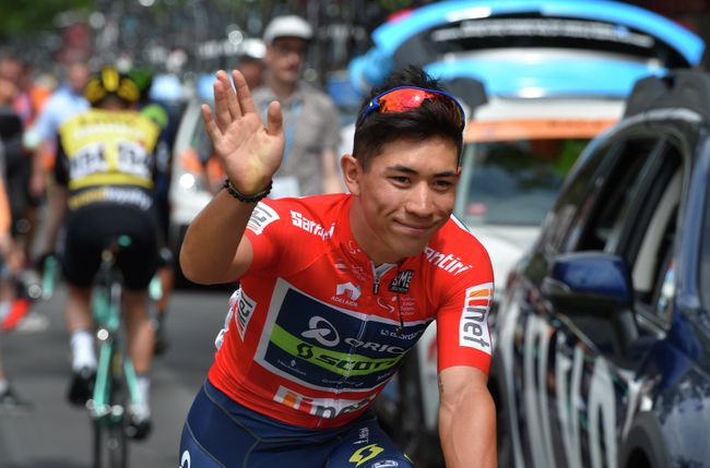 Австралийский велогонщик Калеб Эван из команды Orica-Scott