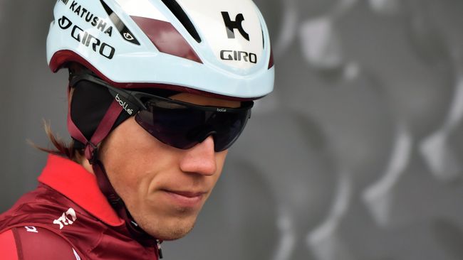 Российский велогонщик команды Katusha-Alpecin Ильнур Закарин