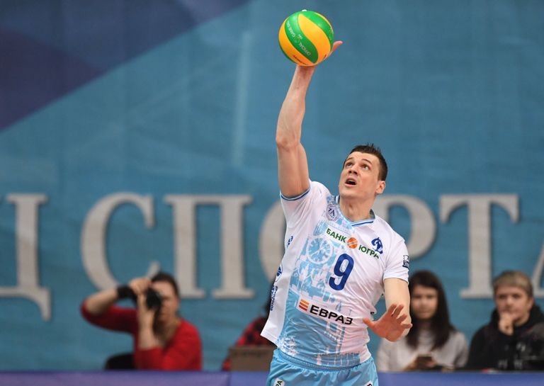 Доигровщик ВК Динамо Юрий Бережко