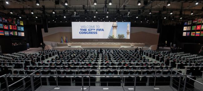 67-й конгресс ФИФА в Манаме (Бахрейн) в мае 2017 года