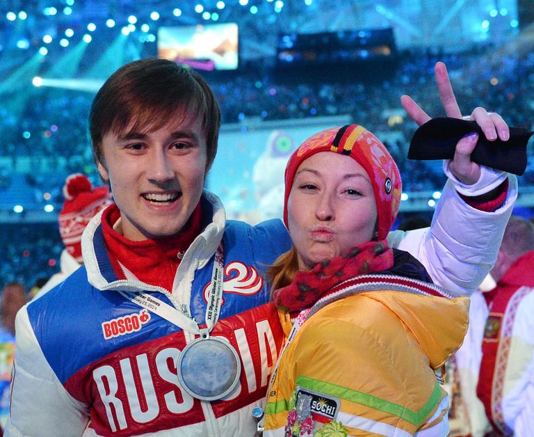 Фигуристы Руслан Жиганшин (Россия) и его сестра Нелли Жиганшина (Германия) Фигуристы Руслан Жиганшин (Россия) и его сестра Нелли Жиганшина (Германия)