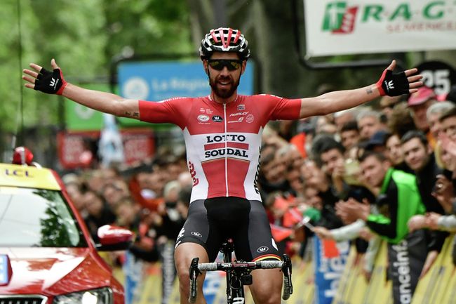Бельгиец Томас Де Гендт из команды Lotto Soudal