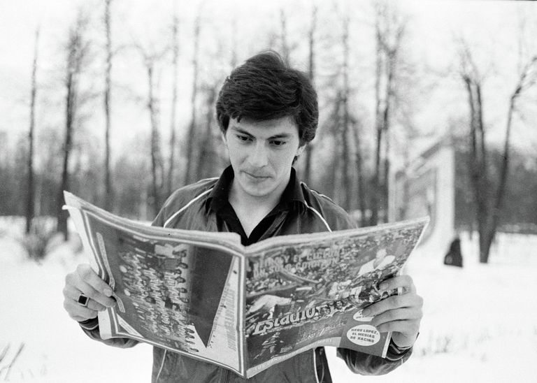 Вратарь сборной команды СССР по футболу Ринат Дасаев (1983 год) Вратарь сборной команды СССР по футболу Ринат Дасаев (1983 год)