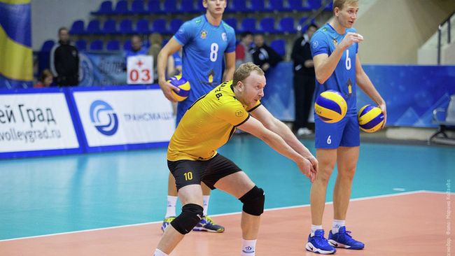 Российский волейболист Валерий Комаров