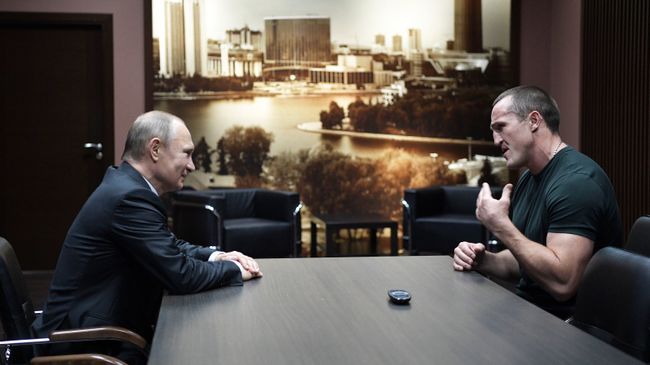 Владимир Путин и Денис Лебедев Владимир Путин и Денис Лебедев