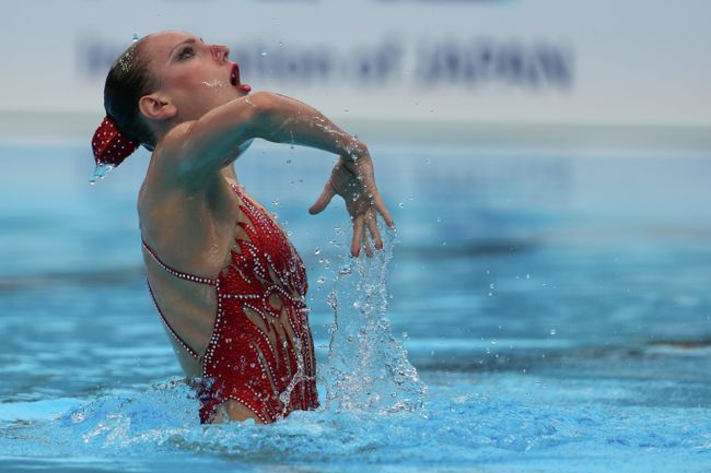 Светлана Колесниченко на чемпионате мира по водным видам спорта в Будапеште Светлана Колесниченко на чемпионате мира по водным видам спорта в Будапеште