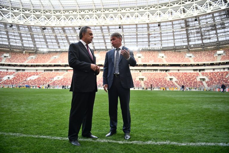 Виталий Мутко (слева) и Алексей Сорокин Виталий Мутко (слева) и Алексей Сорокин