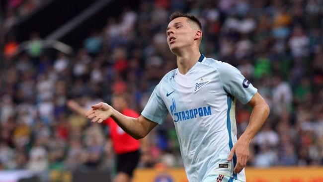 Форвард ФК Зенит Дмитрий Полоз Форвард ФК Зенит Дмитрий Полоз