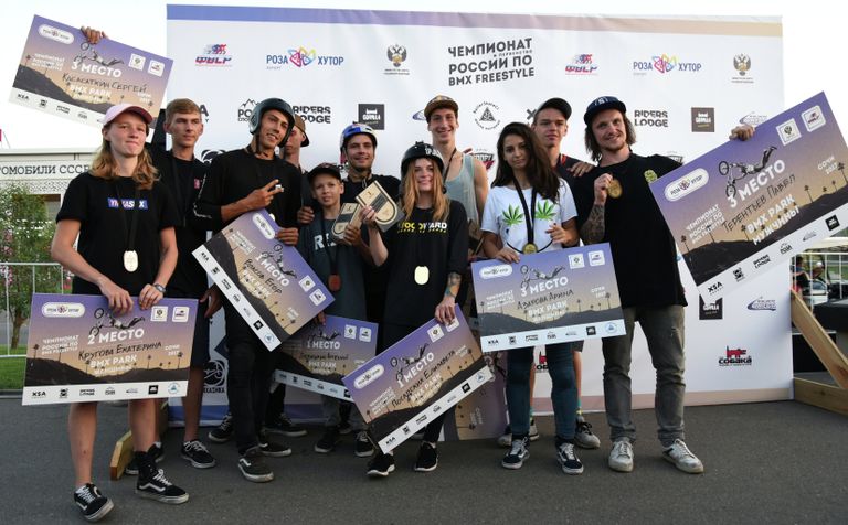 Победители чемпионата России по BMX-фристайлу