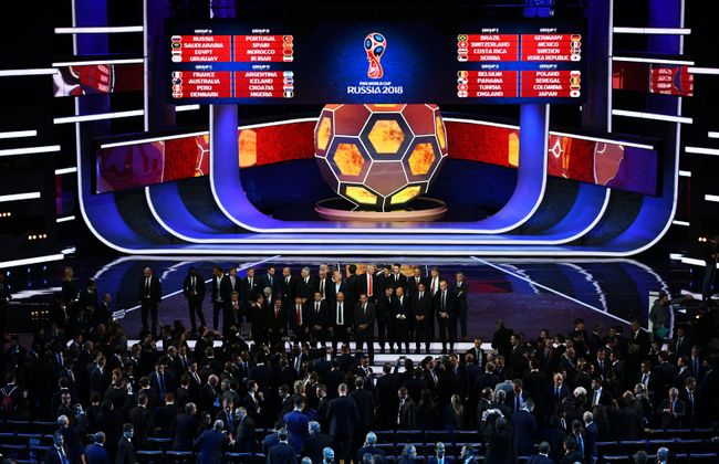 Официальная жеребьевка чемпионата мира-2018 по футболу Официальная жеребьевка чемпионата мира-2018 по футболу