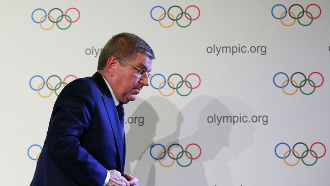 Президент Международного олимпийского комитета Томас Бах Президент Международного олимпийского комитета Томас Бах