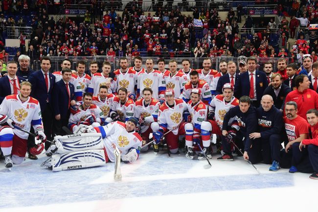 Сборная России по хоккею, победитель второго этапа Еврохоккейтура 2017/18 Кубок Первого канала