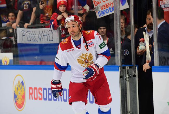 Форвард сборной России Илья Ковальчук