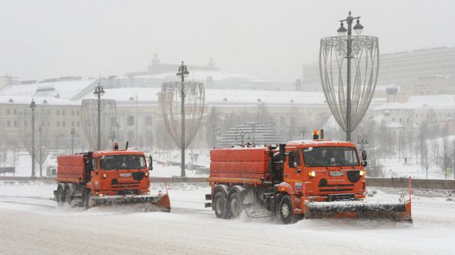 Снегопад в Москве