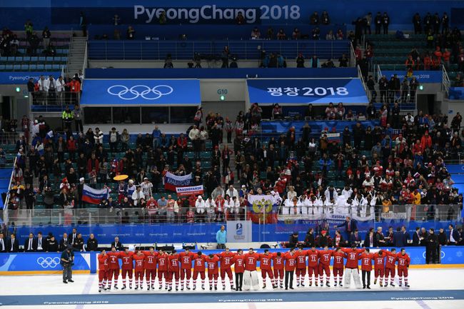 Хоккеисты сборной России
