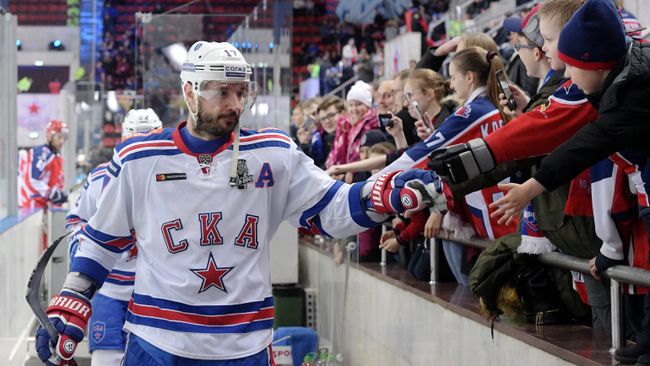 Форвард СКА Илья Ковальчук