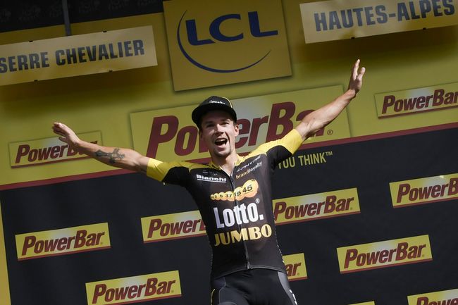 Примож Роглич из команды LottoNL-Jumbo