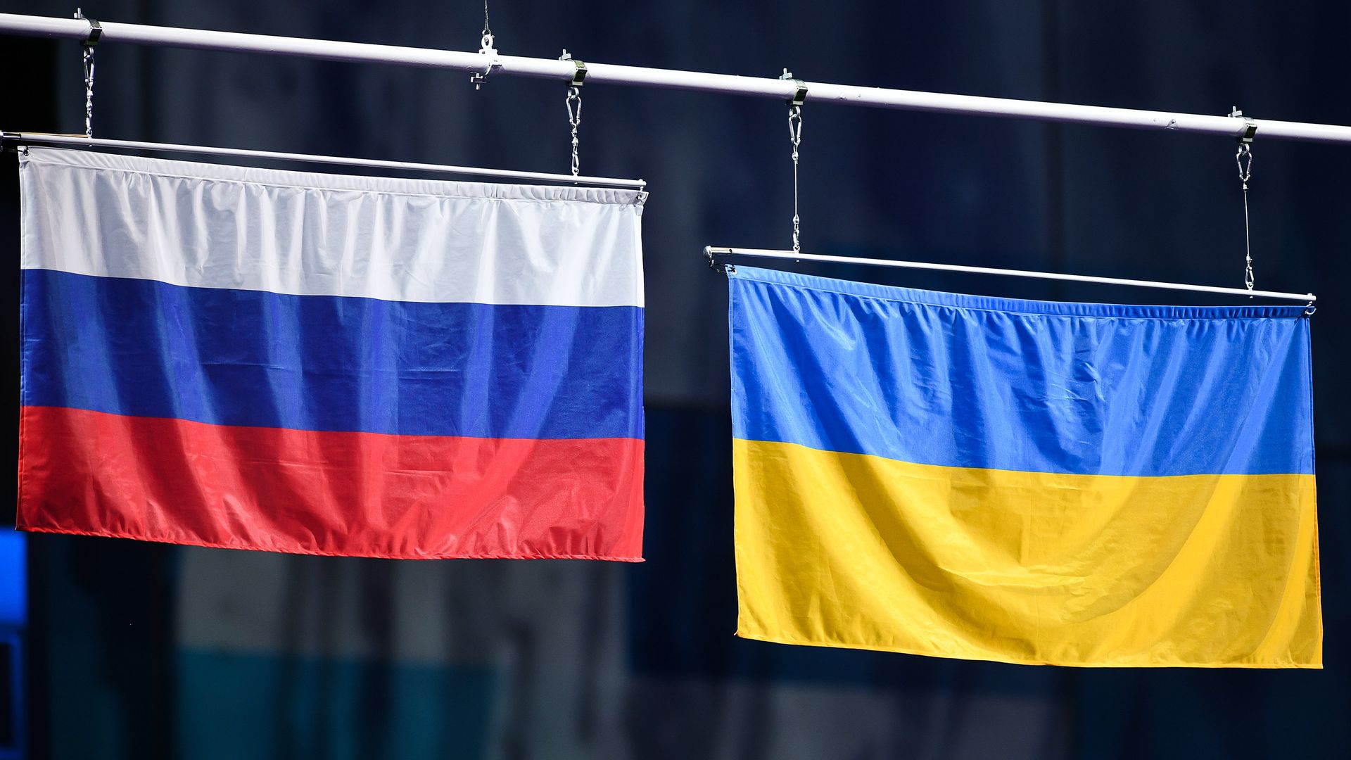 Флаг России и флаг Украины Флаг России и флаг Украины - РИА Новости, 1920, 23.01.2025