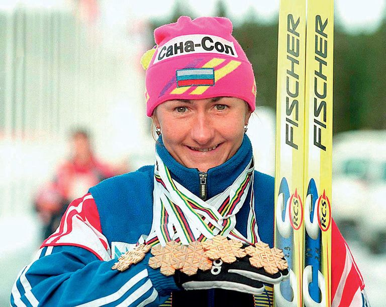 Трехкратная олимпийская чемпионка президент Федерации лыжных гонок России Елена Вяльбе Трехкратная олимпийская чемпионка президент Федерации лыжных гонок России Елена Вяльбе