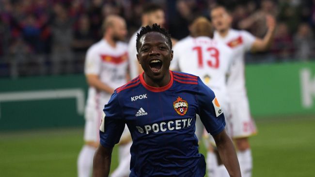 Форвард ПФК ЦСКА Ахмед Муса Форвард ПФК ЦСКА Ахмед Муса