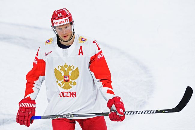 Форвард сборной России Сергей Андронов