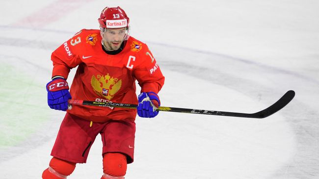 Форвард сборной России Павел Дацюк