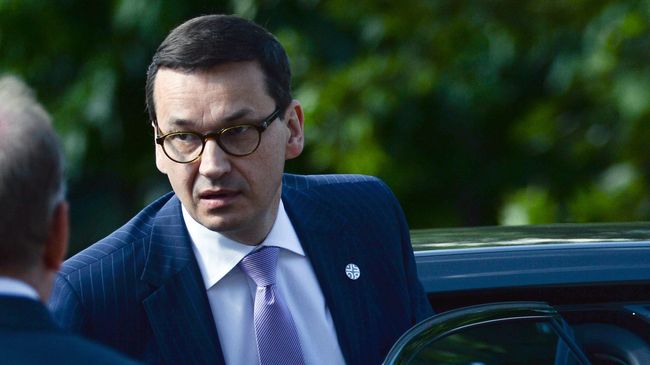 Премьер-министр Польши Матеуш Моравецкий Премьер-министр Польши Матеуш Моравецкий