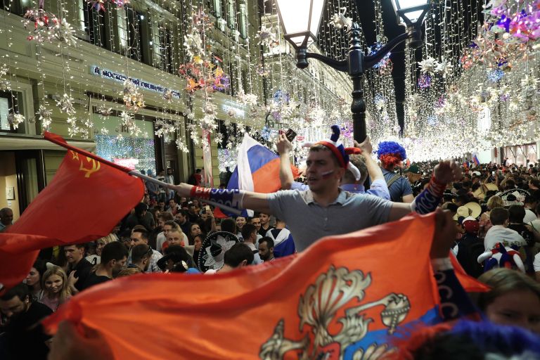 Болельщики сборной России Болельщики сборной России