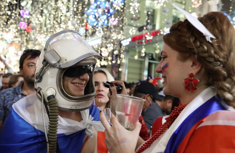 Болельщики сборной России Болельщики сборной России