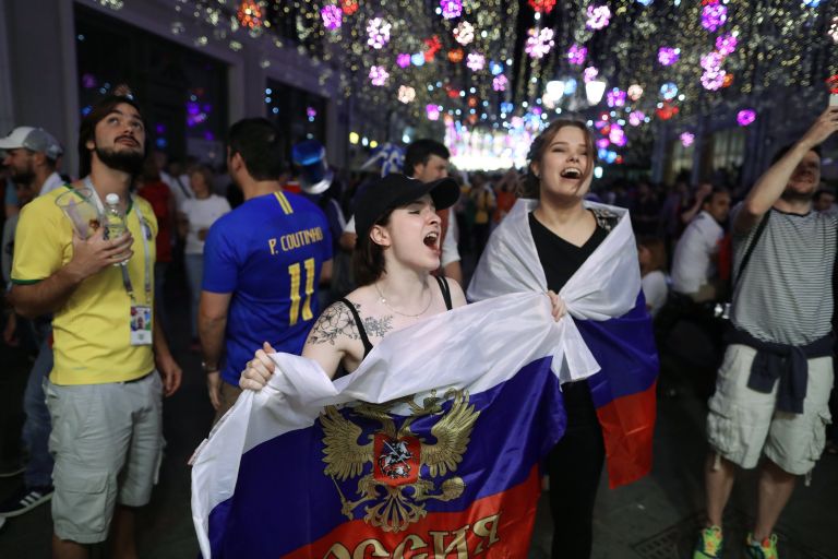 Болельщики сборной России Болельщики сборной России