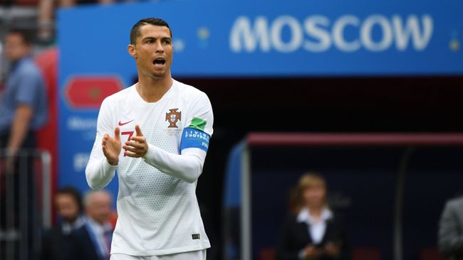 Форвард сборной Португалии Криштиану Роналду 