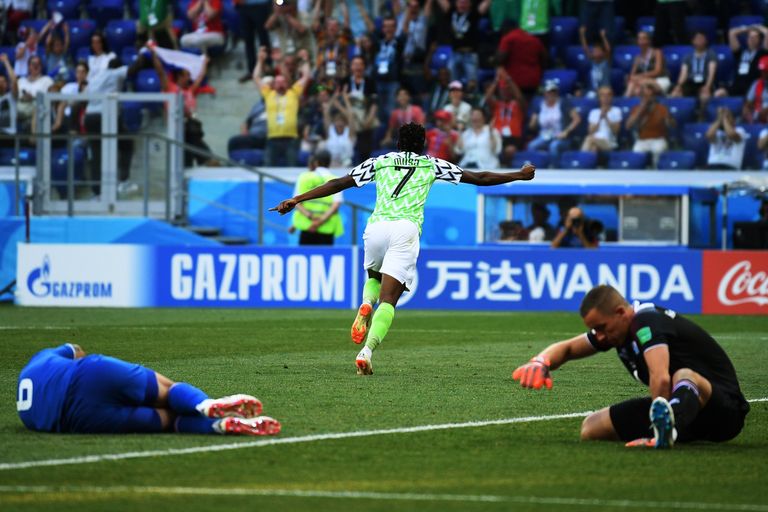 Форвард нигерийцев Ахмед Муса Форвард нигерийцев Ахмед Муса