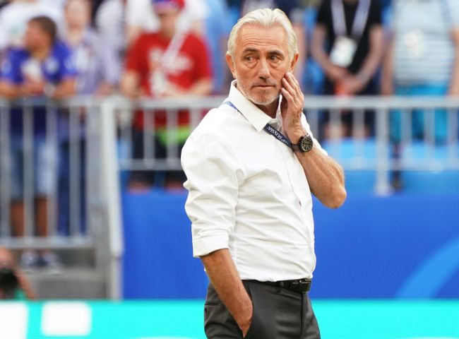 Главный тренер сборной Австралии Берт ван Марвейк Главный тренер сборной Австралии Берт ван Марвейк