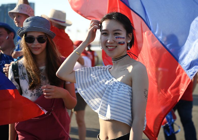 Болельщики сборной России Болельщики сборной России