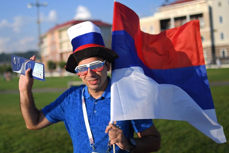 Болельщик сборной России Болельщик сборной России