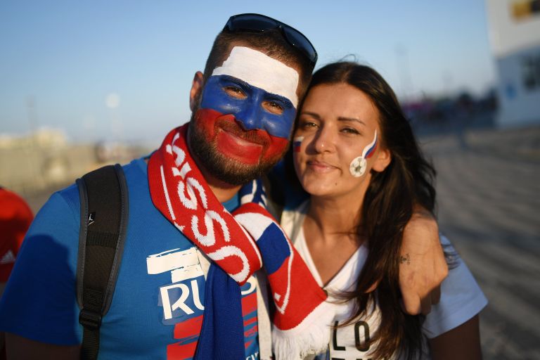 Болельщики сборной России Болельщики сборной России