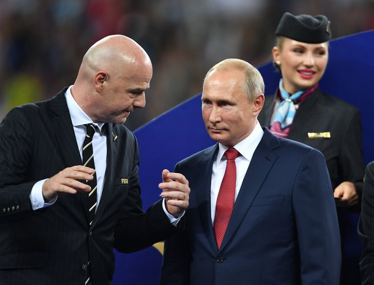 Владимир Путин на награждении победителей ЧМ-2018